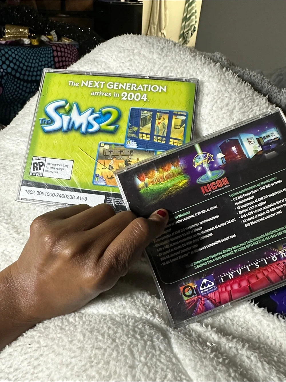 The Sims: Superstar Expansion Pack & 1602 A.D. -used scratches on case